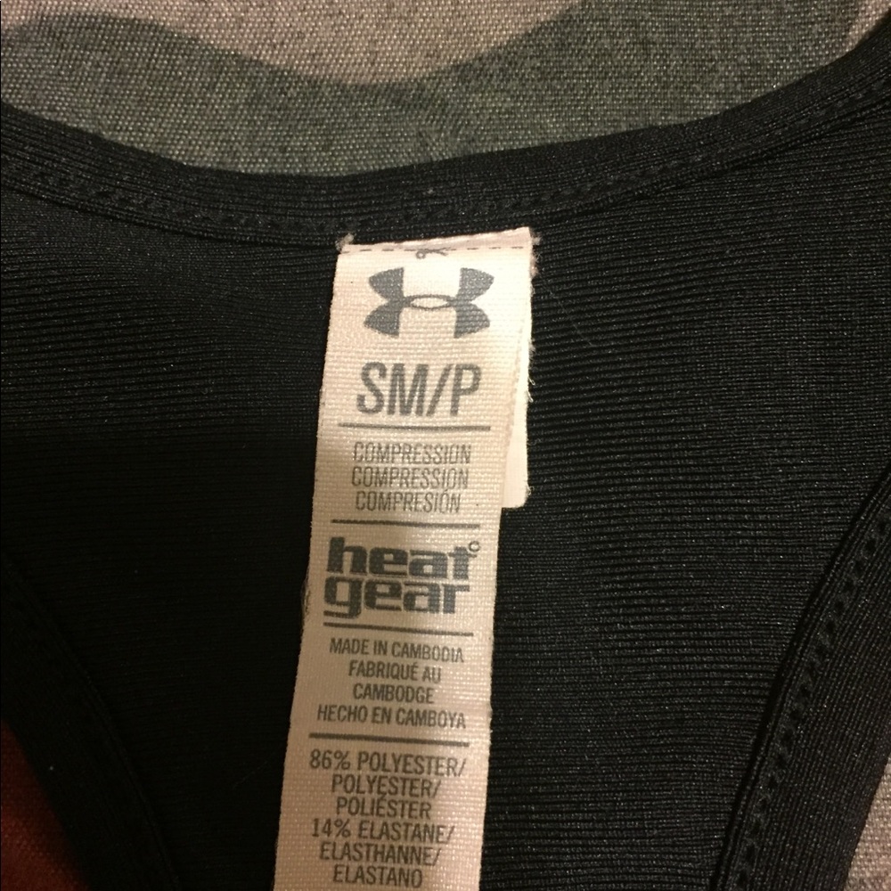 Black Under Armour sports bra!